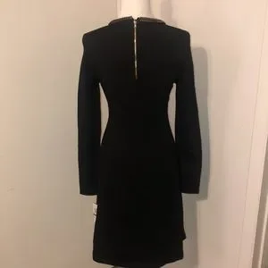 XOXO | Dresses | Xoxo Sz L Double Gold Neckline Black Long Sleeve Dress Bnwt From Macys | Poshmark XOXO | Dresses | Xoxo Sz L Double Gold Neckline Black Long Sleeve Dress Bnwt From Macys | Poshmark